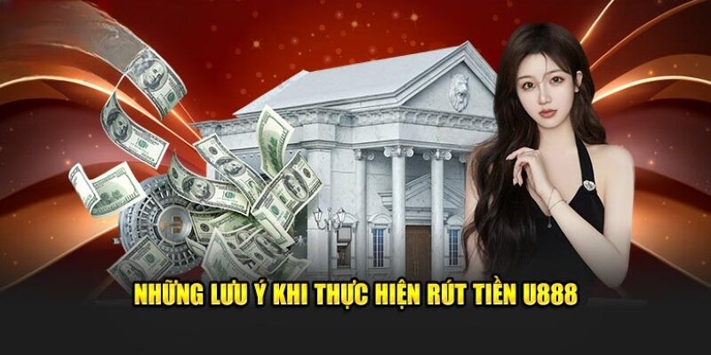 Lưu ý quan trọng trong quá trình rút tiền tại U888